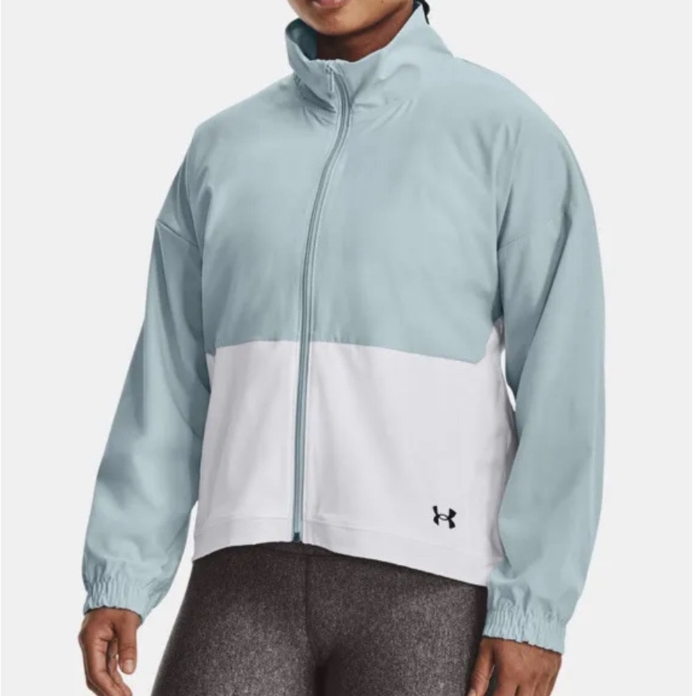 Under Armour Women's UA Woven Full-Zip Jacket Sz S